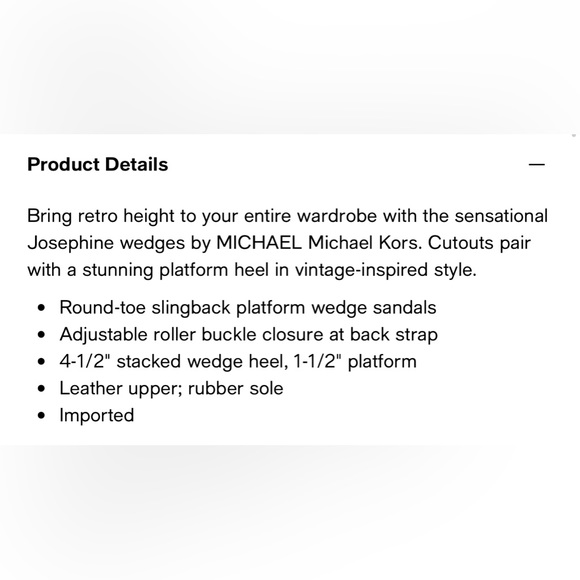 Michael Kors Josephine Wedge - Picture 8 of 8